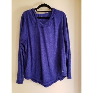 Apana Hooded Long Sleeved Yoga Top